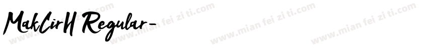 MakCirH Regular字体转换